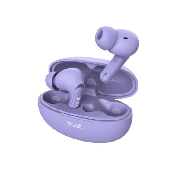 HEADSET EARBUDS YAVI BT ENC/PURPLE 25297 TRUST