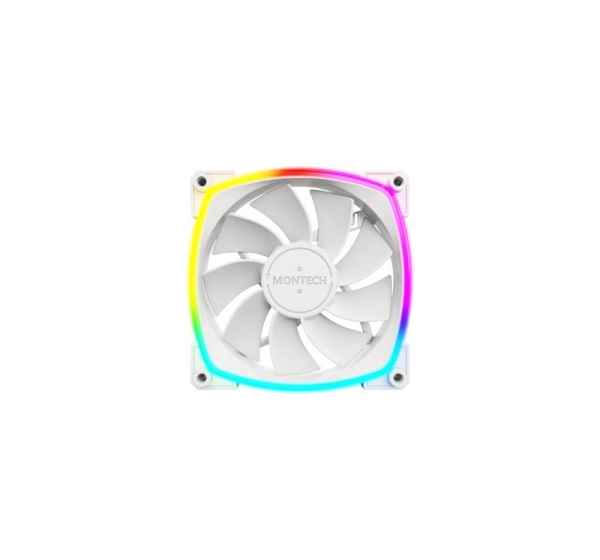 CASE FAN 120MM/RX120 PWM WHITE 3 IN 1 MONTECH