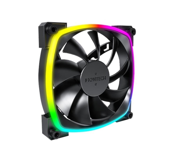 CASE FAN 120MM/AX120 PWM BLACK 3 IN 1 MONTECH