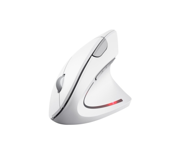 MOUSE USB OPTICAL WRL VERTO/ERGONOMIC WHITE 25132 TRUST