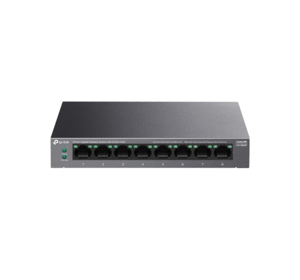 Switch|TP-LINK|LS108GP|PoE+ ports 8|LS108GP