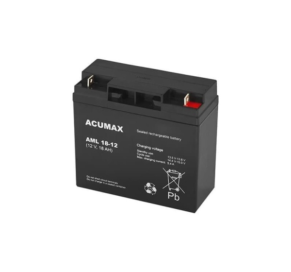 BATTERY 12V 18AH VRLA/AM18-12 ACUMAX EMU