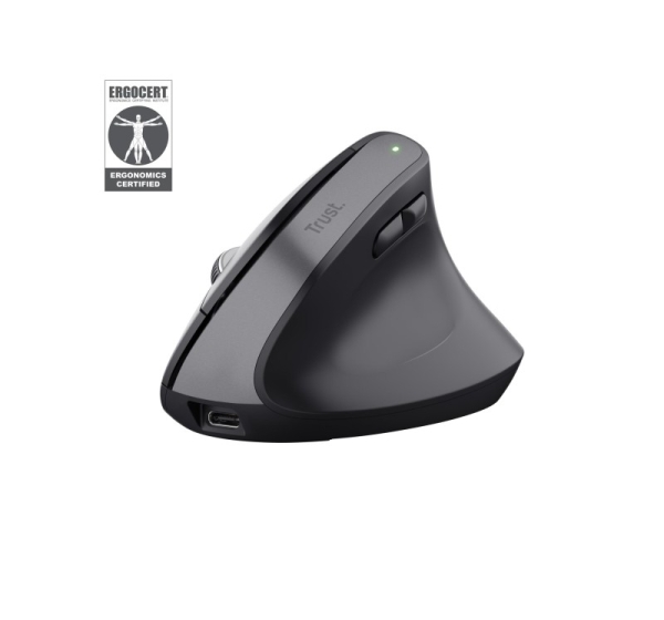 MOUSE USB OPTICAL WRL BAYO+/ERGONOMIC BLK 25146 TRUST