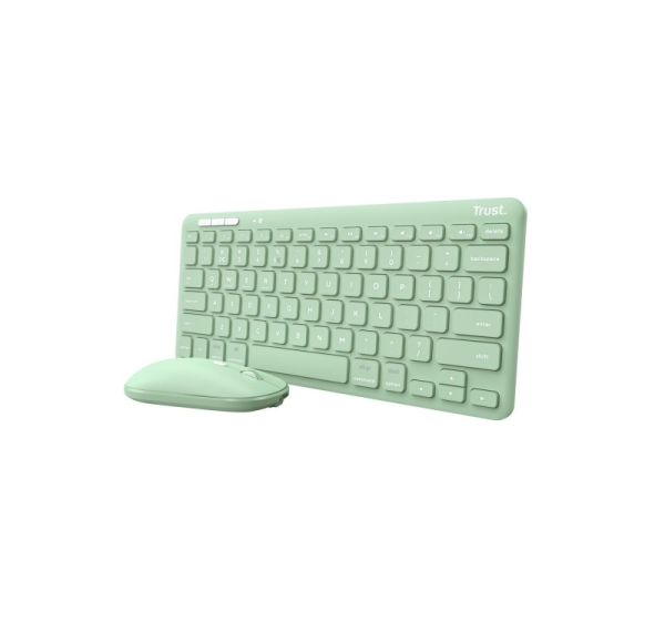 KEYBOARD +MOUSE WRL LYRA/GREEN 24942 TRUST