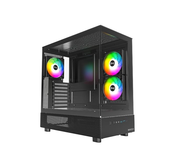 Case|MONTECH|XR|MidiTower|Not included|ATX|MicroATX|MiniITX|Colour Black|XR(B)