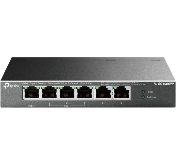 Switch TP-LINK TL-SG1006PP Desktop/pedestal