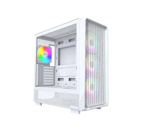 Case|MONTECH|X5|MidiTower|Case product features Transparent panel|Not included|Colour White|X5(W)