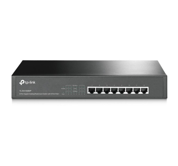 Switch|TP-LINK|TL-SG1008MP|PoE+ ports 8|TL-SG1008MP