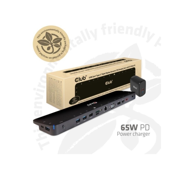 NB ACC DOCKING STATION/USB-C 65W CSV-1564W65 CLUB3D
