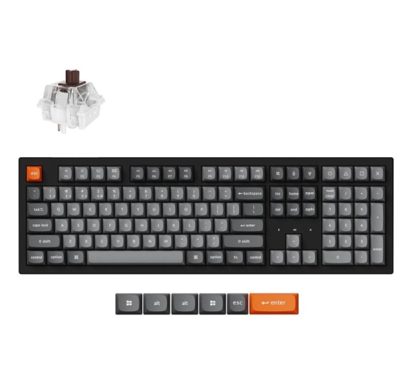 KEYBOARD WRL K10 MAX RGB/BLACK K10M-H3 KEYCHRON