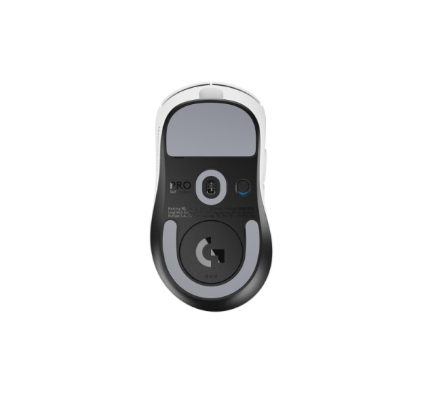 MOUSE USB WRL PRO X SUPERLIGHT/2DEX WHITE 910-007365 LOGITECH