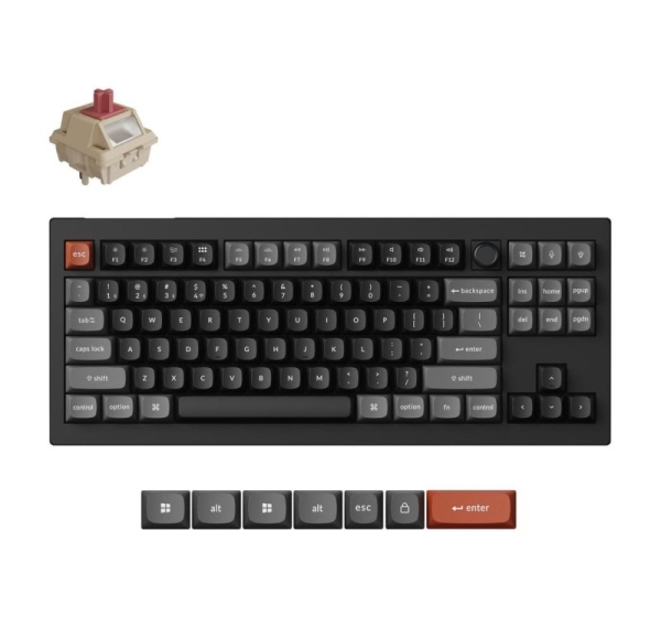 KEYBOARD WRL V3 ULTRA/BLACK V3U-D1 KEYCHRON