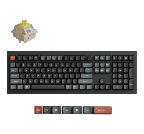 KEYBOARD WRL V6 ULTRA/BLACK V6U-D4 KEYCHRON
