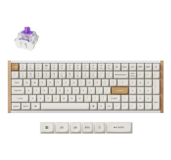 KEYBOARD WRL K4 HE SPECIAL ED/WHITE K4H-Q1 KEYCHRON