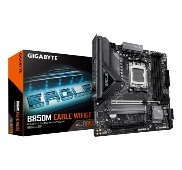 Mainboard|GIGABYTE|AMD B850|SAM5|Micro-ATX|Memory DDR5|Memory slots 4|B850MEAGLEWF6E