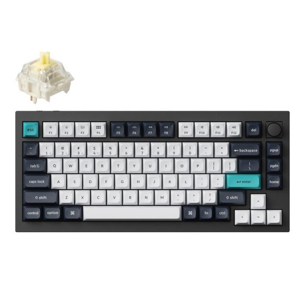 KEYBOARD WRL Q1 MAX RGB/CARBON BLACK Q1M-M4 KEYCHRON