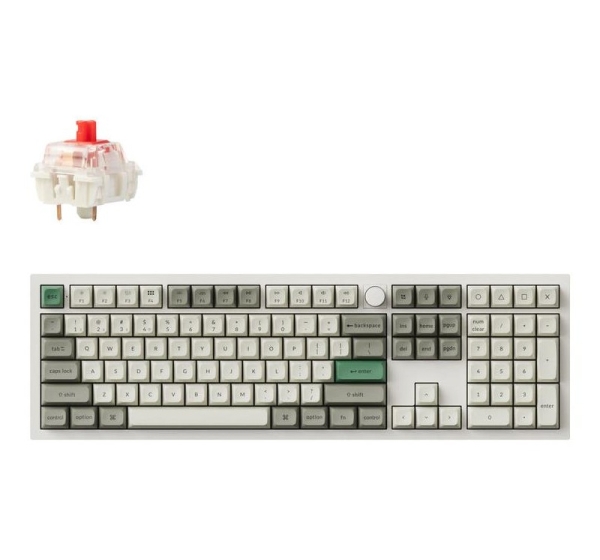 KEYBOARD WRL Q6 MAX RGB/SHELL WHITE Q6M-P1 KEYCHRON