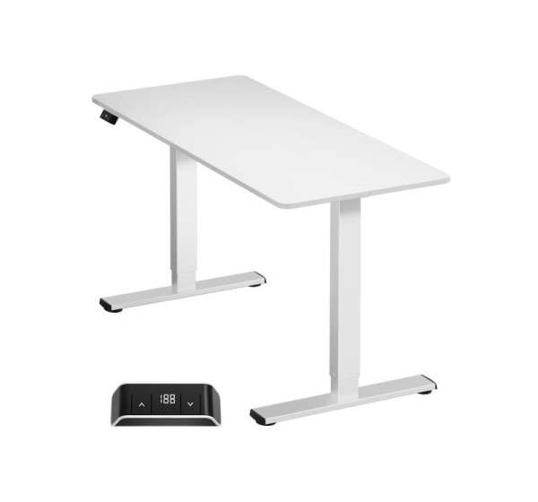 DESK MOTORISED/WHITE WDT221E-W ONKRON