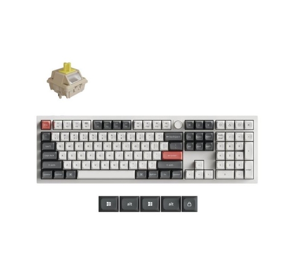 KEYBOARD WRL Q6 ULTRA/WHITE Q6U-P4 KEYCHRON