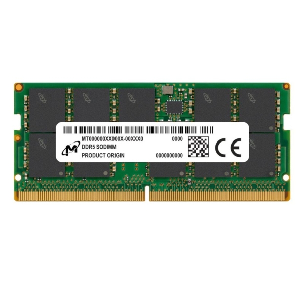 Server Memory Module|MICRON|DDR5|16GB|ECC|5600 MHz|CL 46|1.1 V|MTC10C1084S1TC56BR