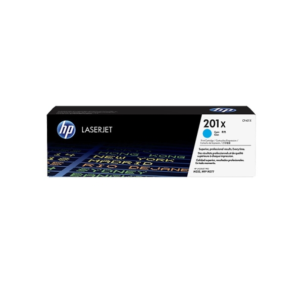 HP 201X cartridge, cyan, high capacity
