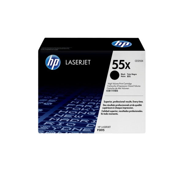 HP CE255X cartridge, black, high capacity