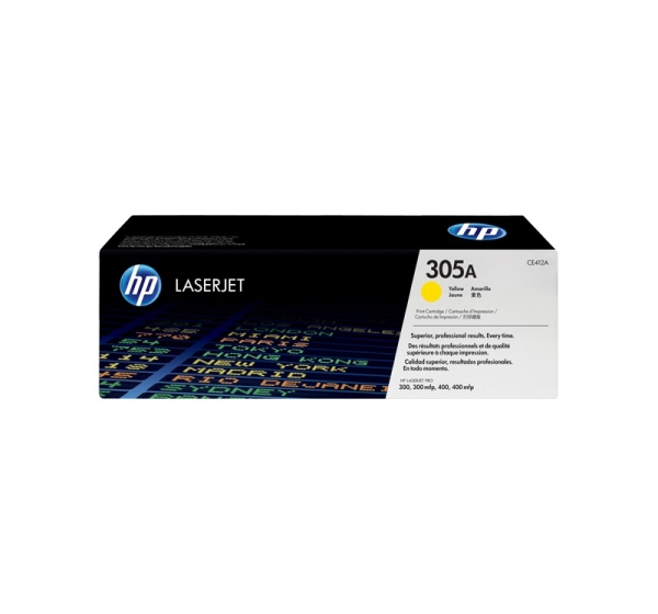 HP 305A cartridge, yellow