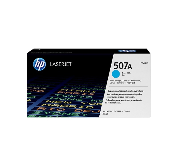 HP 507A cartridge, cyan