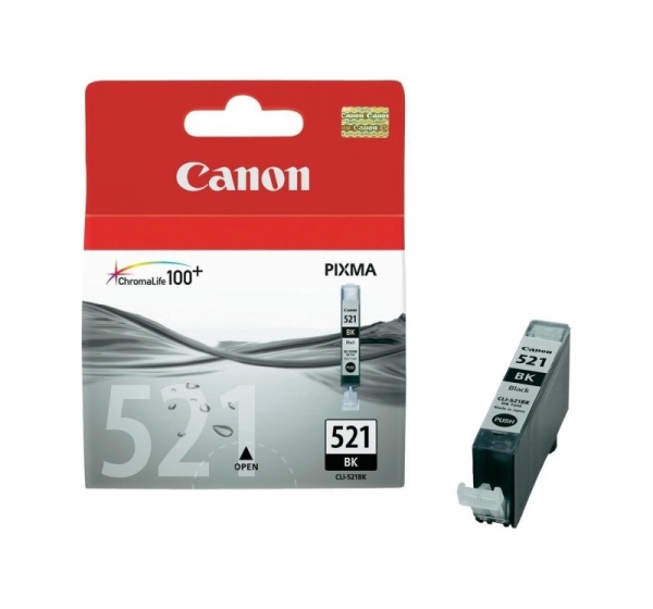 Canon CLI-521Bk ink cartridge, black
