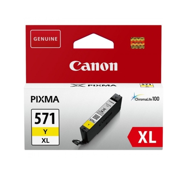 Canon CLI-571XLY ink cartridge, yellow