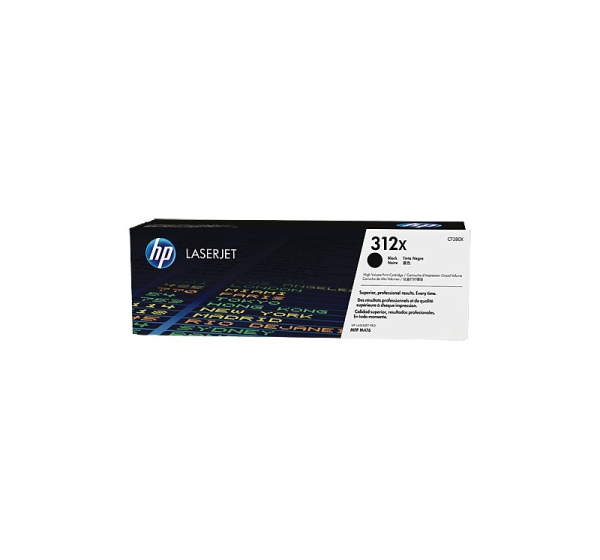 HP 312X cartridge, black, high capacity