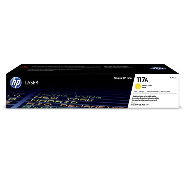 HP 117A cartridge, yellow
