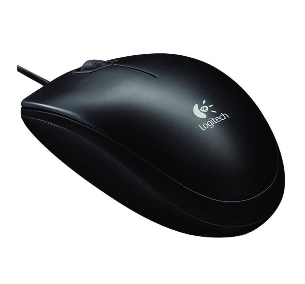 Logitech B100 - Optical mouse - black