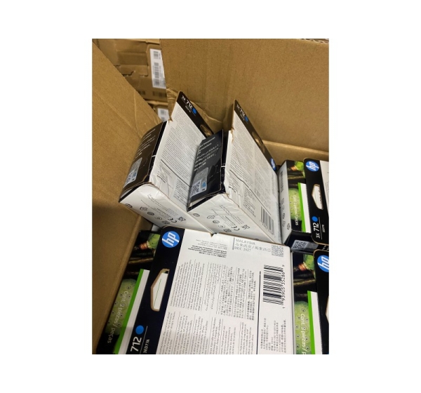 HP 3ED77A ink cartridge No. 712, cyan, 3 pack, B grade