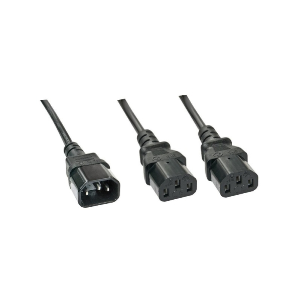 CABLE POWER C14 TO 2 X C13/1M 30363 LINDY
