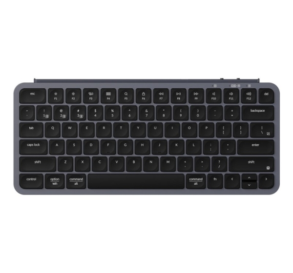 Keychron B1 Pro Ultraslim - US Layout - Low Profile Scissor Space Grey Wireless Keyboard B1P-K1