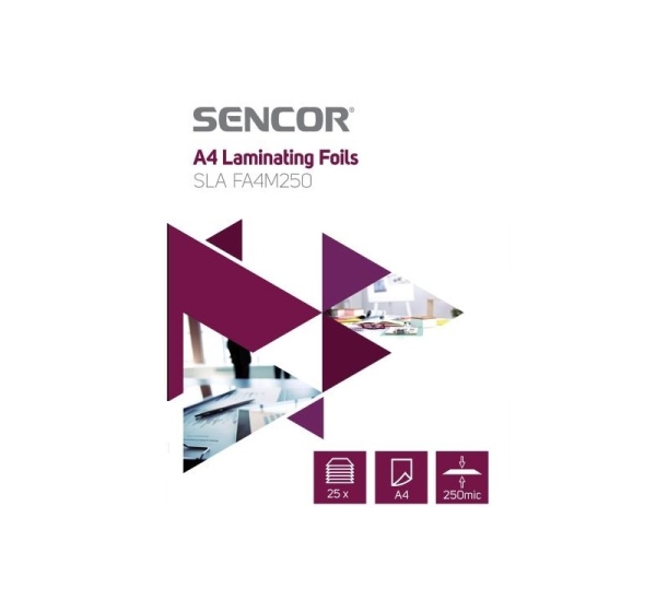 Sencor SLA FA4M250 Laminēšanas plēve A4 250mic 25lpp