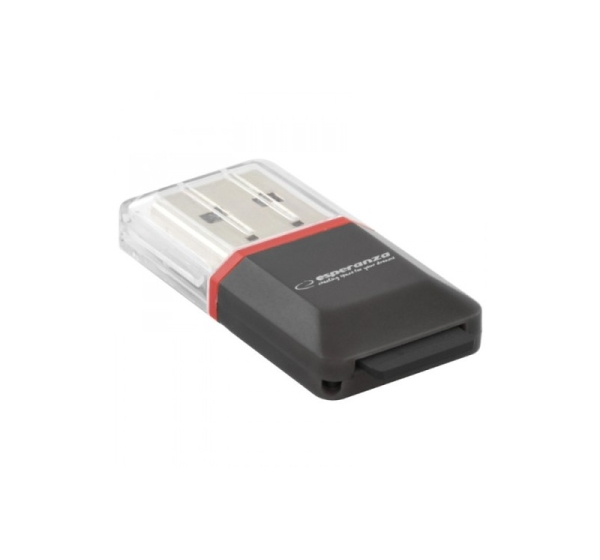 Esperanza EA134K card reader Black,Silver,Transparent USB 2.0