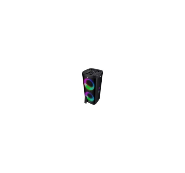 Portable speaker SVEN PS-930, black, power output 2x75W (RMS), TWS, Bluetooth, FM, USB, microSD, LED-display, lithium battery
