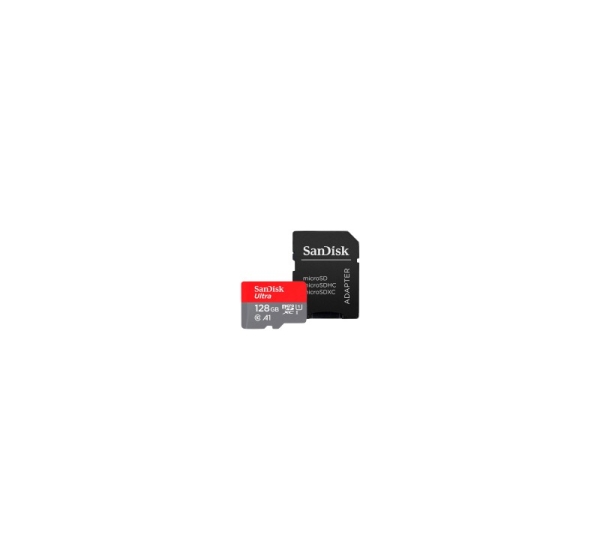SANDISK Ultra microSDXC 128GB + SD Adapter 140MB/s A1 Class 10 UHS-I