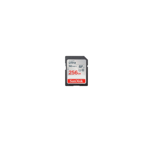 SANDISK Ultra 256GB SDXC Memory Card 150MB/s