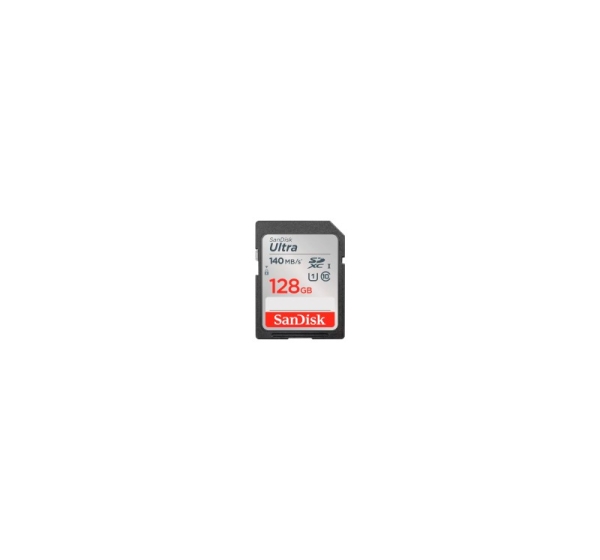 SANDISK Ultra 128GB SDXC Memory Card 140MB/s