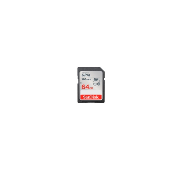 SANDISK Ultra 64GB SDXC Memory Card 140MB/s