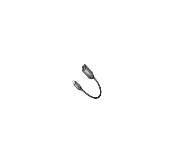 AXAGON RUCM-AFAC USB 3.2 Gen 1 Type-C Male > Type-A Female, cable adapter 0,2m, 3A, ALU
