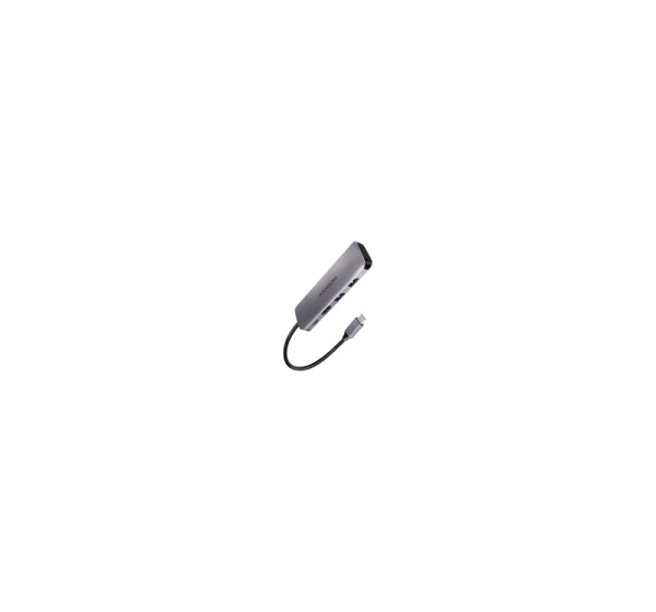 Multiport USB 3.2 Gen 1 hub. HDMI, card reader and Power Delivery. 20 cm USB-C cable.