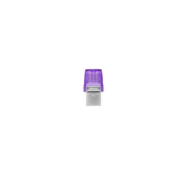 Kingston 64GB DataTraveler microDuo 3C 200MB/s dual USB-A + USB-C