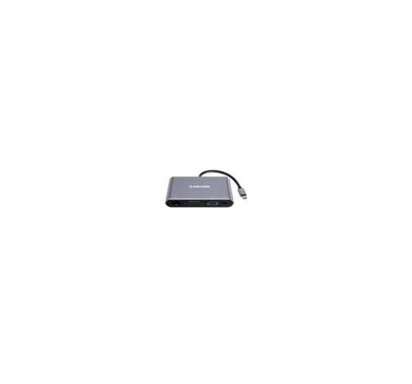 CANYON hub DS-14 8in1 4k USB-C Dark Grey