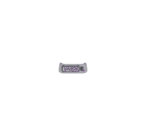 CANYON HSET-W6 EN Keyboard+Mouse Kitty Edition AAA+АА Wireless Violet