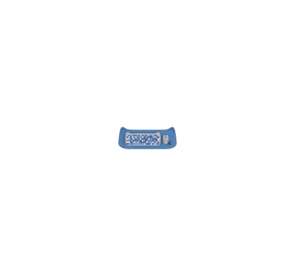 CANYON HSET-W6 EN Keyboard+Mouse Kitty Edition AAA+АА Wireless Blue