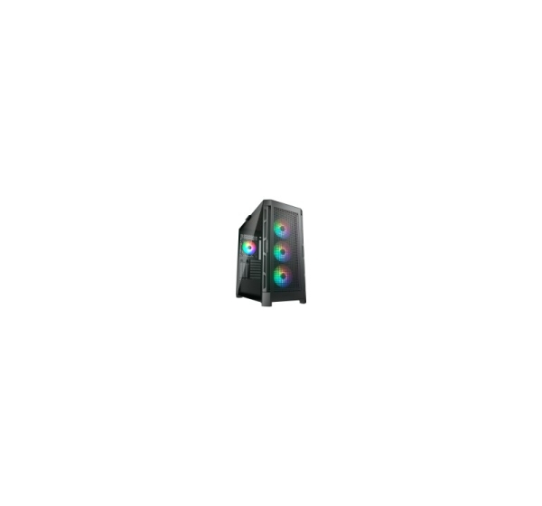 COUGAR Duoface Pro RGB PC Case, Mid Tower, Black
